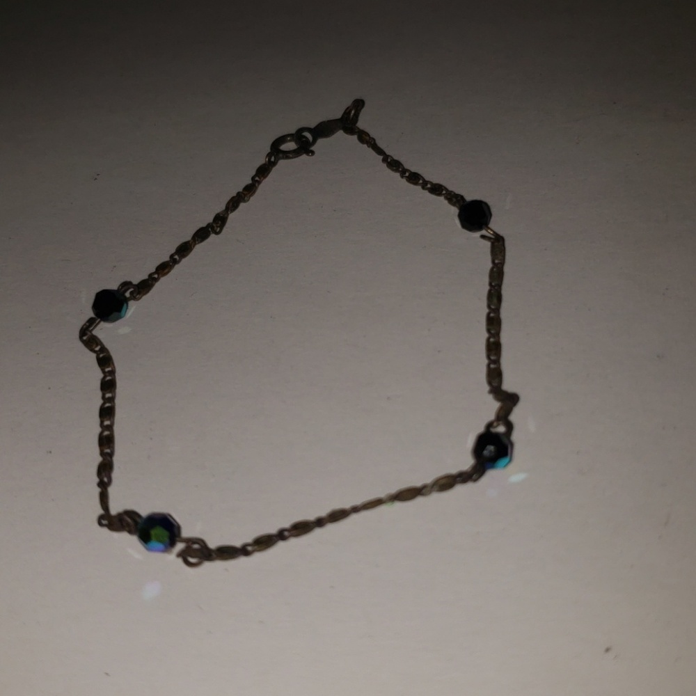 VINTAGE Austrian crystal bead bracelet